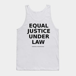 Equal Justice Under Law-CAPS Black-FCS-0 Tank Top